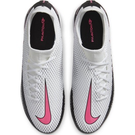 Buty piłkarskie Nike Phantom Gt Academy Df Ic CW6668 160 białe białe 1