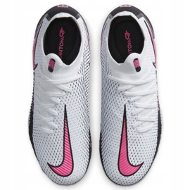 Buty piłkarskie Nike Phantom Gt Pro Fg Junior CK8473 160 białe białe 3