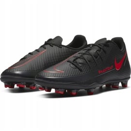 Buty piłkarskie Nike Phantom Gt Club FG/MG CK8459 060 białe czarne 3