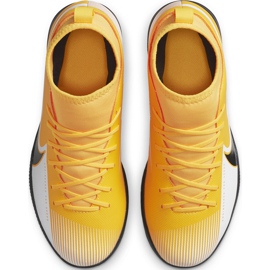 Buty piłkarskie Nike Mercurial Superfly 7 Club Ic Junior AT8153 801 pomarańczowe żółte 1