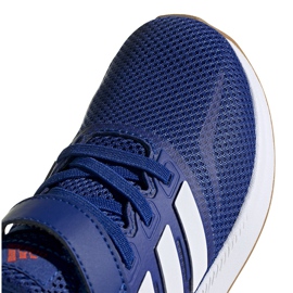 Buty dla dzieci adidas Runfalcon C niebieskie FW5139 3