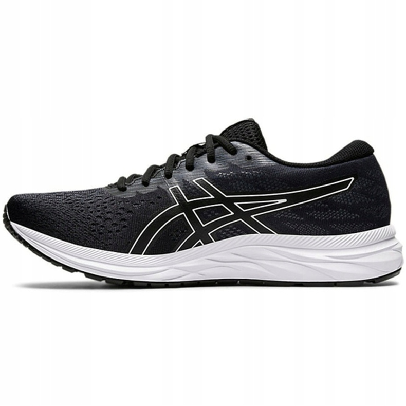 Buty męskie do biegania Asics Gel Excite 7 czarno-białe 1011A657 001 czarne 1
