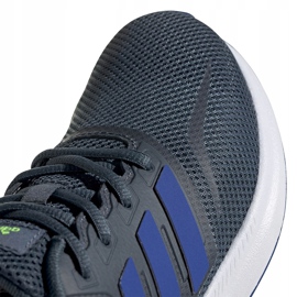 Buty dla dzieci adidas Runfalcon K szaro-niebieskie FV9442 szare 3
