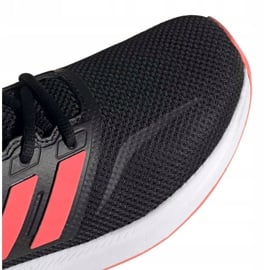Buty dla dzieci adidas Runfalcon K czarno-koralowe FV9441 czarne 2