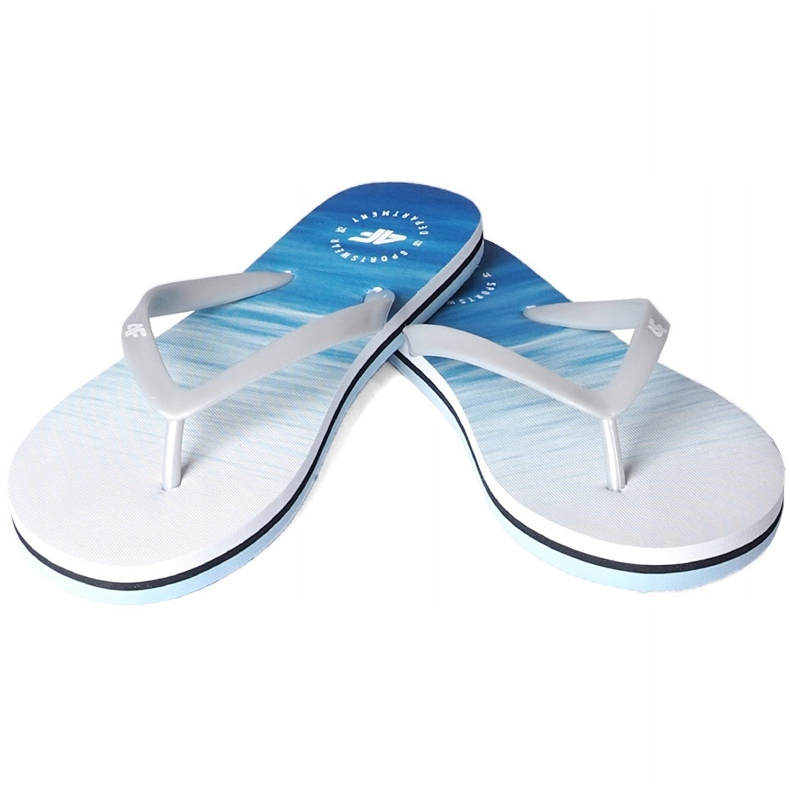 Klapki damskie 4F multikolor 1 H4L20 KLD004 91S niebieskie 1