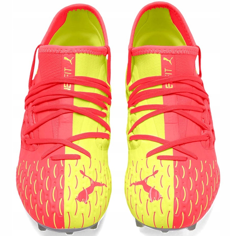 Buty piłkarskie dla dzieci Puma Future 5.3 Netfit Osg Fg Ag 105947 01 żółte 2