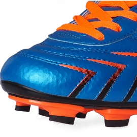 Buty piłkarskie Atletico Fg niebieskie XT041-15519 niebieski,pomarańczowy 4