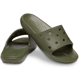 Crocs klapki Classic Slide khaki 206121 309 zielone 1