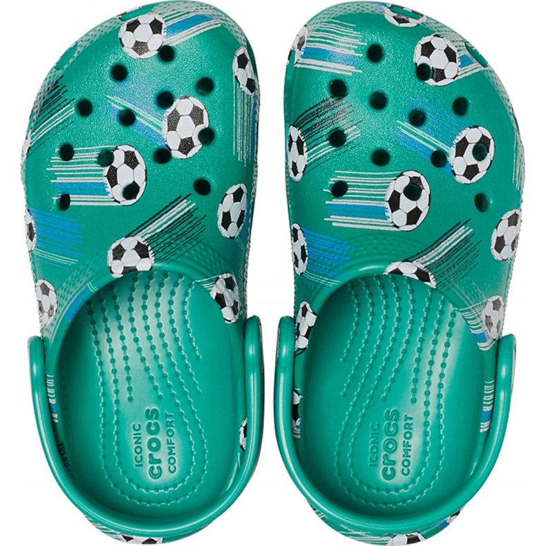 Crocs dla dzieci Classic Sport Ball Clog Ps zielone 206417 3TJ 1