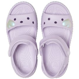 Crocs sandały dla dzieci Crocband Imagination Sandal Ps fioletowe 206145 530 1