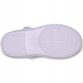 Crocs sandały dla dzieci Crocband Imagination Sandal Ps fioletowe 206145 530 4
