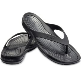 Crocs klapki Swiftwater Flip W czarne 204974 060 1