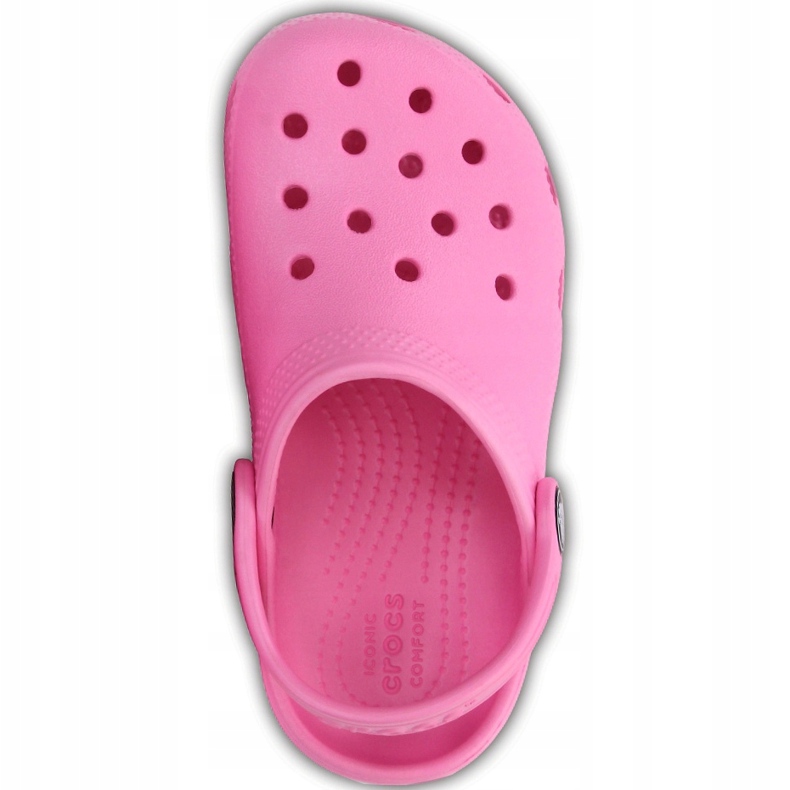 Crocs dla dzieci Crocband Classic Clog K Kids różowe 204536 6I2 1