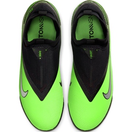 Buty piłkarskie Nike React Phantom Vsn 2 Pro Df Tf CD4174 036 wielokolorowe zielone 1