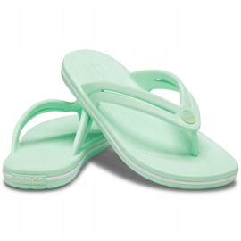 Crocs klapki damskie Crocband Flip W miętowe 206100 3TI zielone 1