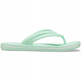 Crocs klapki damskie Crocband Flip W miętowe 206100 3TI zielone 2