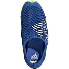 Buty do wody dla dzieci adidas Kurobe K niebiesko-limonkowe EF2239 niebieskie niebieskie 1