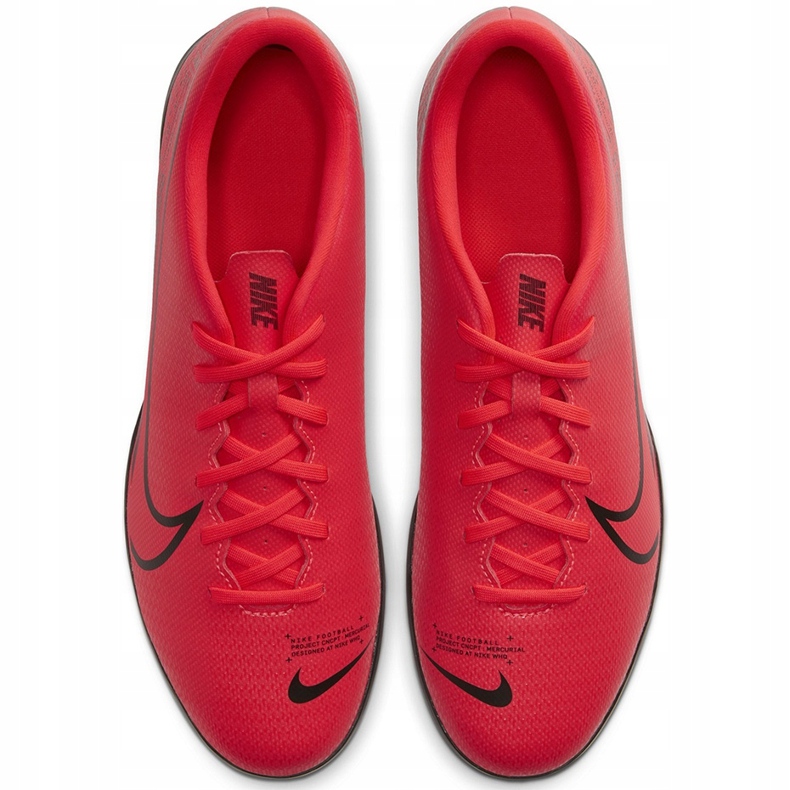 Buty piłkarskie Nike Mercurial Vapor 13 Club Tf AT7999 606 czerwone czerwone 1