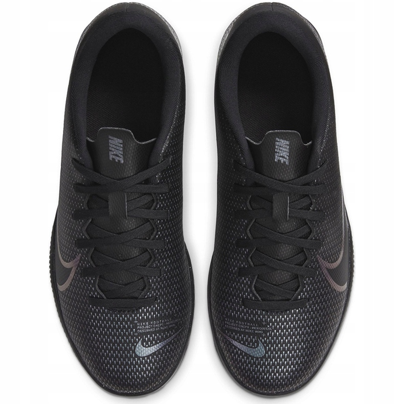 Buty piłkarskie Nike Mercurial Vapor 13 Club Ic Junior AT8169 010 czarne czarne 1