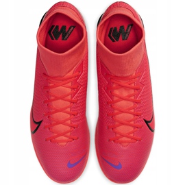 Buty piłkarskie Nike Mercurial Superfly 7 Academy Ic AT7975 606 czerwone czerwone 1