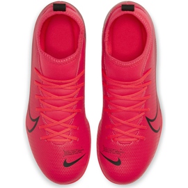 Buty piłkarskie Nike Mercurial Superfly 7 Club FG/MG Junior AT8150 606 czerwone czerwone 1