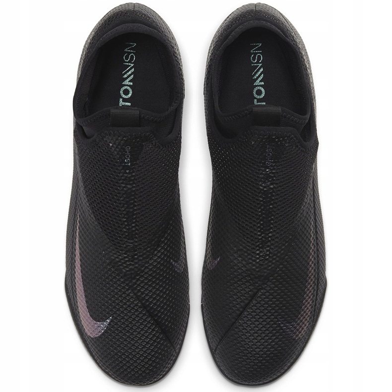 Buty piłkarskie Nike Phantom Vsn 2 Academy Df Tf CD4172 010 czarne czarne 1
