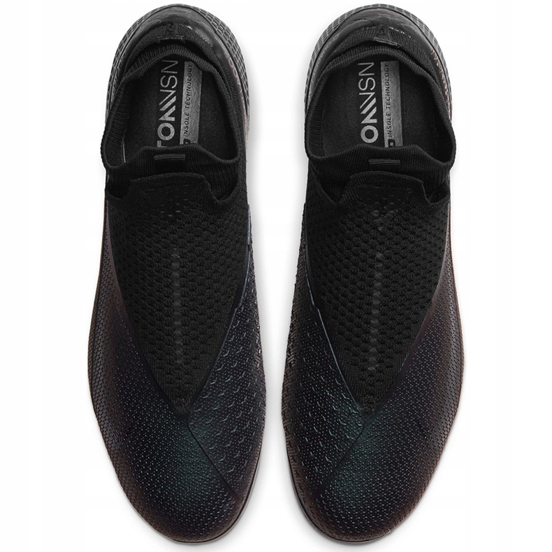 Buty piłkarskie Nike Phantom Vsn 2 Elite Df Fg CD4161 010 fioletowe czarne 1