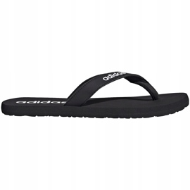 Klapki adidas Eezay Flip Flop czarne EG2042 białe 2