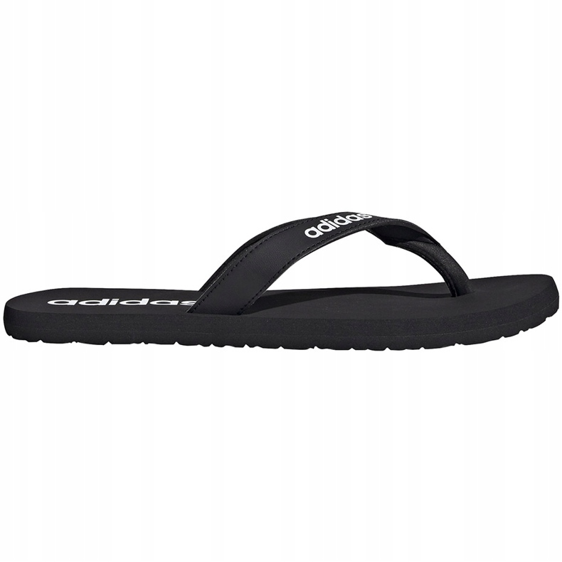 Klapki adidas Eezay Flip Flop czarne EG2042 białe 2