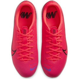 Buty piłkarskie Nike Mercurial Vapor 13 Academy FG/MG Junior AT8123 606 czerwone czerwone 1