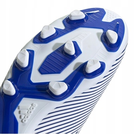 Buty piłkarskie adidas Nemeziz 19.4 FxG biało-niebieskie EF1707 wielokolorowe 5