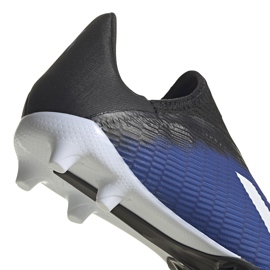 Buty piłkarskie adidas X 19.3 Ll Fg Jr EG9840 czarne czarne 4