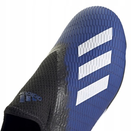 Buty piłkarskie adidas X 19.3 Ll Fg Jr EG9840 czarne czarne 3