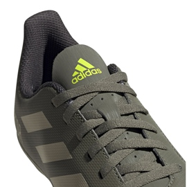 Buty piłkarskie adidas Predator 19.4 FxG Jr EF8221 wielokolorowe szare 3
