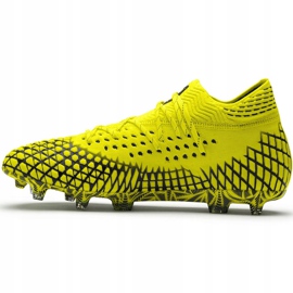 Buty piłkarskie Puma Future 4.1 Netfit Fg Ag żółto-czarne 105579 03 żółte żółte 2