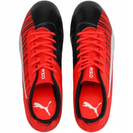 Buty piłkarskie Puma One 5.4 Fg Ag czerwono-czarne 105605 01 czerwone wielokolorowe 1