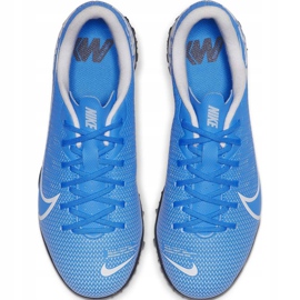 Buty piłkarskie Nike Mercurial Vapor 13 Academy Tf Junior AT8145 414 niebieskie niebieskie 1