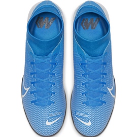 Buty piłkarskie Nike Mercurial Superfly 7 Academy Ic AT7975 414 niebieskie niebieskie 1