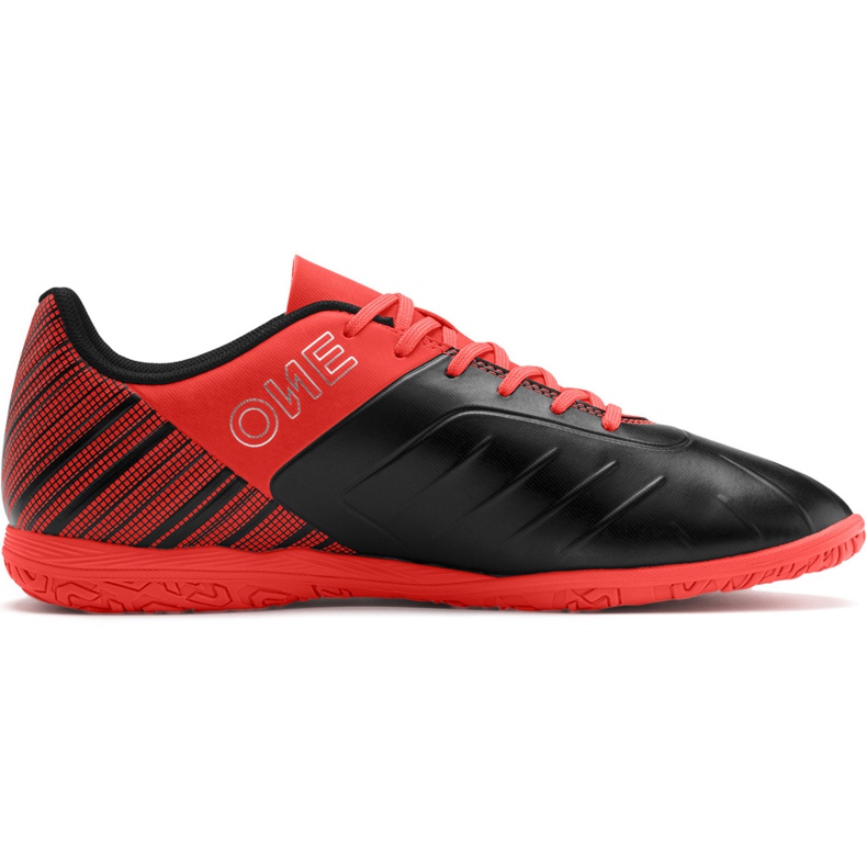 Buty piłkarskie Puma One 5.4 It czerwono-czarne 105654 01 czerwone czerwone 1