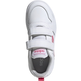 Buty dla dzieci adidas Tensaur C białe EF1097 różowe 2