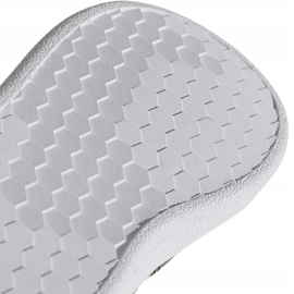Buty dla dzieci adidas Grand Court I biało czarne EF0118 białe 5