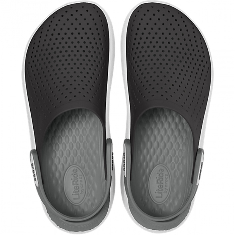Crocs sandały męskie Literide Clog czarno-szare 204592 05M czarne 1