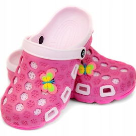 Klapki basenowe dla dzieci Aqua-speed Hawaii różowe kol.03 1