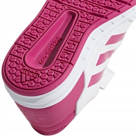 Buty dla dzieci adidas AltaSport Cf K biało różowe D96828 białe 5