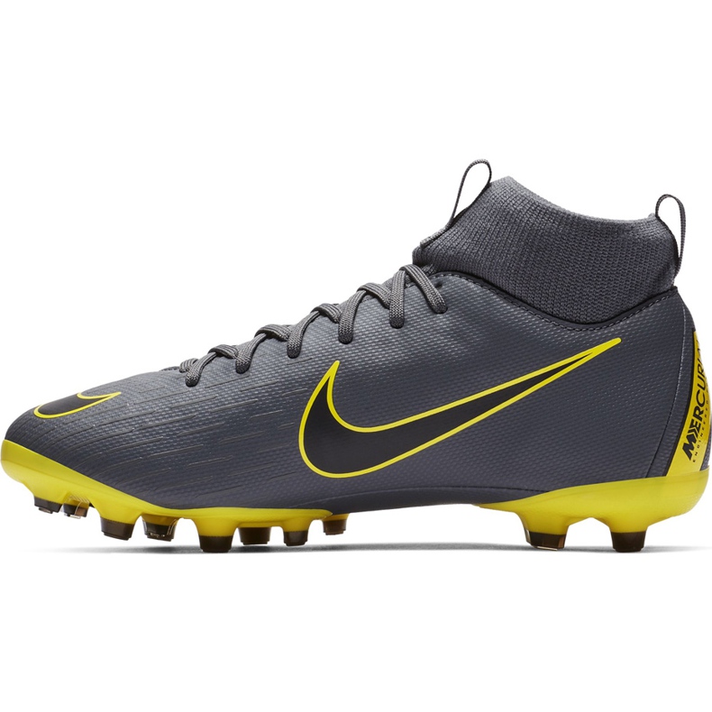 Buty piłkarskie Nike Mercurial Superfly 6 Academy Mg Jr AH7337 070 wielokolorowe szare 1