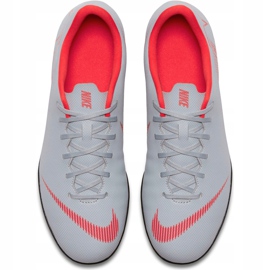 Buty piłkarskie Nike Mercurial Vapor X 12 Club Ic Jr AH7354 060 wielokolorowe szare 1