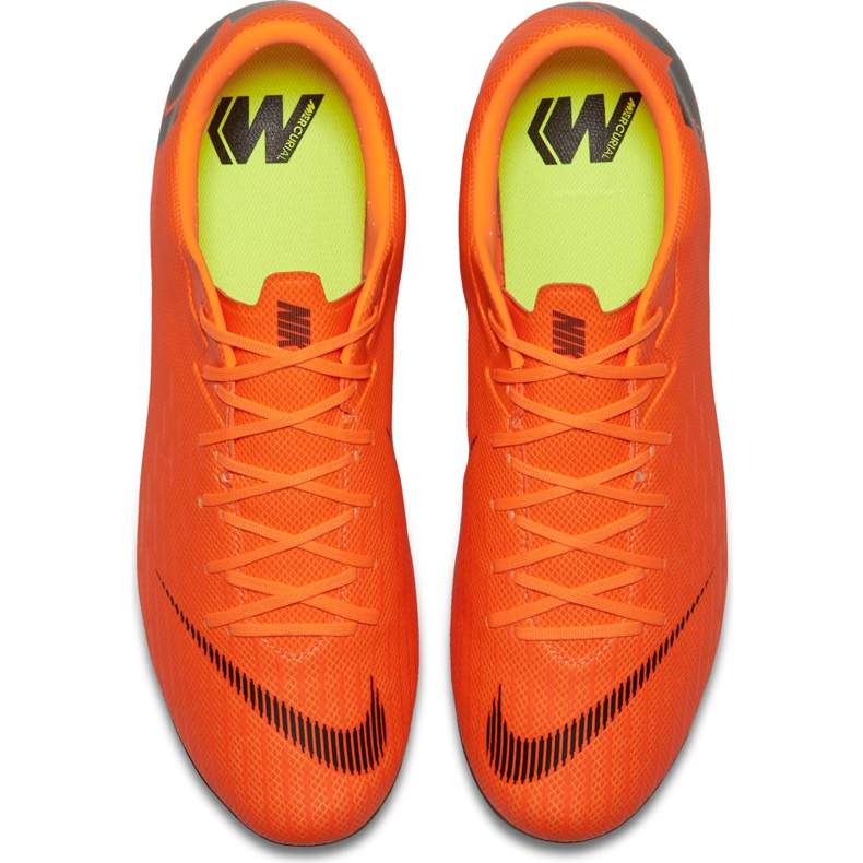 Buty piłkarskie Nike Mercurial Vapor 12 Academy Mg AH7375 810 wielokolorowe pomarańczowe 1