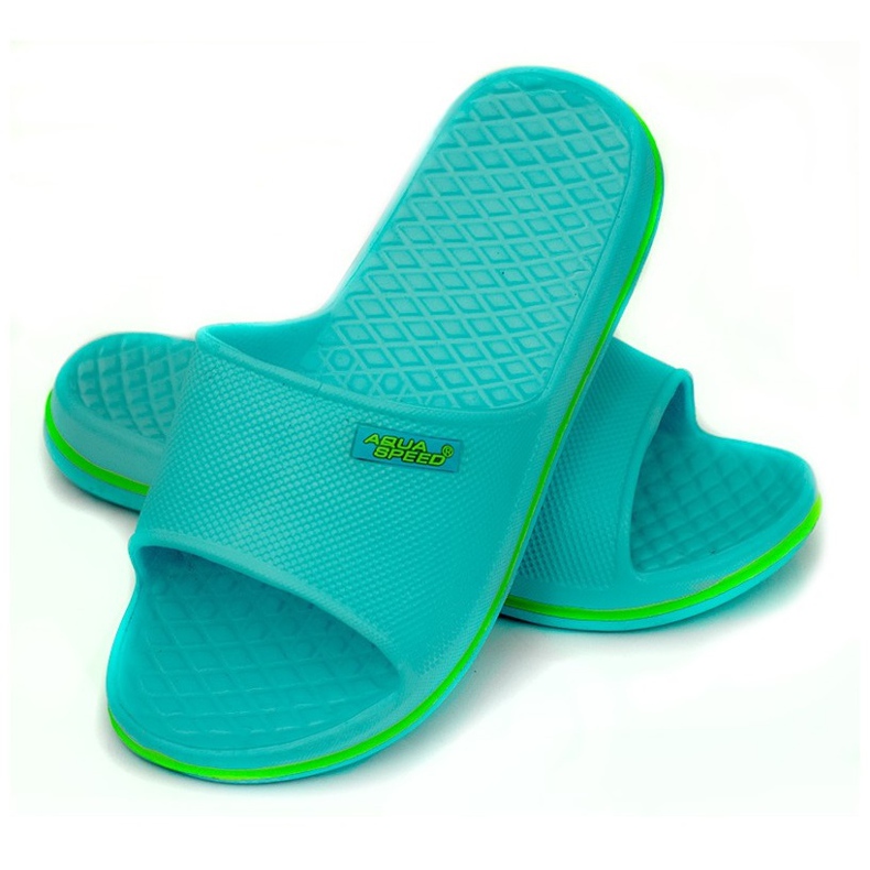 Klapki Aqua-Speed Cordoba niebieskie 02 494 1