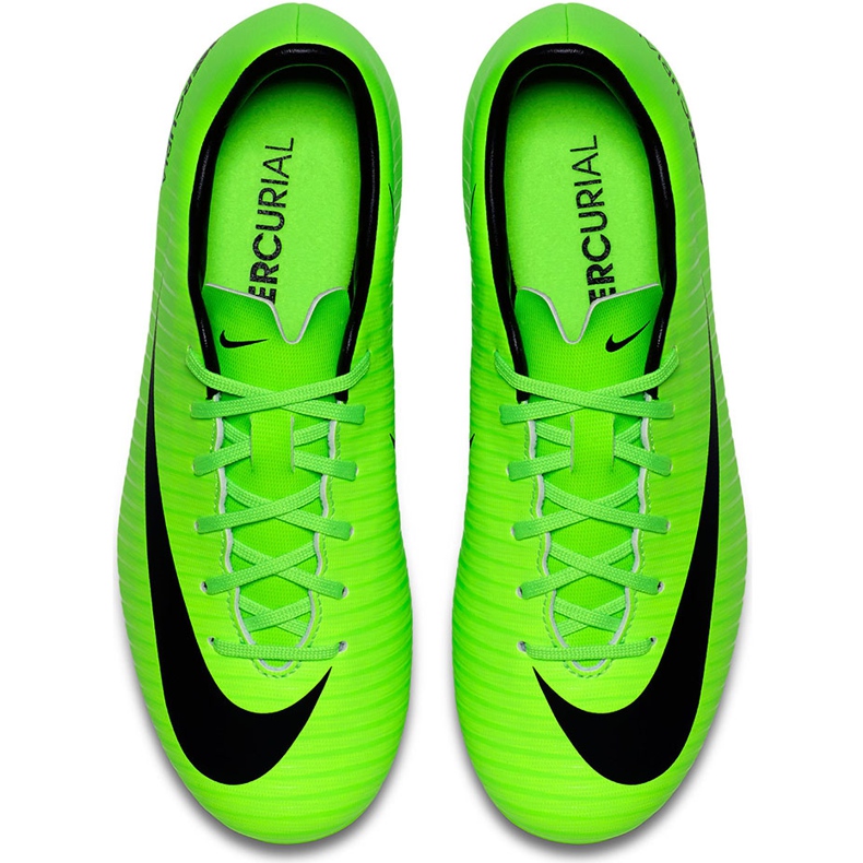 Buty piłkarskie Nike Mercurial Victory Vi Fg Jr 831945 303 zielone zielone 1