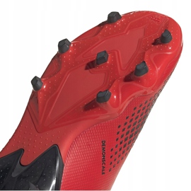 Buty piłkarskie adidas Predator 20.3 Ll Fg Jr EF1907 czerwony,czarny czerwone 5